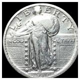 1917 Type 2 Standing Liberty Quarter NEARLY  UNCI