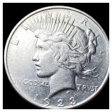 1923-D Silver Peace Dollar CLOSELY  UNCIRCULATED