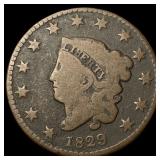1829 Coronet Head Large Cent LIGHTLY CIRCULATED