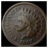 1867 Indian Head Cent NICELY CIRCULATED