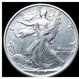 1917 Silver Walking Liberty Half Dollar  CLOSELY