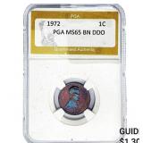 1972 Lincoln Memorial Cent PGA MS65 BN DDO