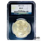 1885-O Morgan Silver Dollar NGC MS63