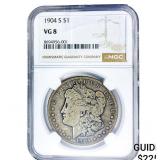 1904-S Morgan Silver Dollar NGC VG8