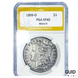 1899-O Morgan Silver Dollar PGA XF40 Micro O