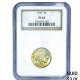 1937 Buffalo Nickel NGC PF64