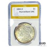1884-O Morgan Silver Dollar PGA Brilliant UNC