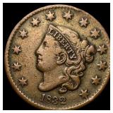 1832 Coronet Head Large Cent CLOSELY UNCIRCULATED
