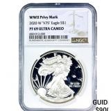 2020-W Silver Eagle NGC PF69 Ultra Cameo