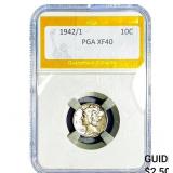 1942/1 Mercury Silver Dime PGA XF40