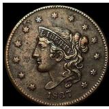 1837 Coronet Head Large Cent CLOSELY UNCIRCULATED