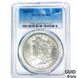 1885-O Morgan Silver Dollar PCGS MS64