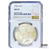 1926-S Silver Peace Dollar NGC AU55