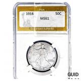 1916 Walking Liberty Half Dollar PGA MS61