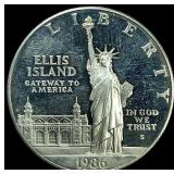 1986-S Silver Dollar Statue of Liberty Commemorati