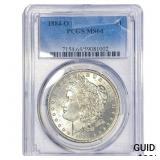 1884-O Morgan Silver Dollar PCGS MS64