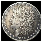 1890-CC Silver Morgan Dollar NEARLY UNCIRCULATED