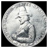 1920 Silver Pilgrim Half Dollar NEARLY UNCIRCULATE