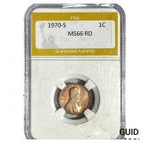 1970-S Lincoln Memorial Cent PGA MS66 RD