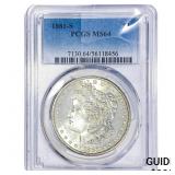 1881-S Morgan Silver Dollar PCGS MS64