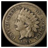 1861 Indian Head Cent NICELY CIRCULATED