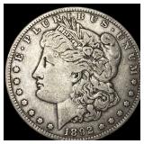 1892-S Silver Morgan Dollar LIGHTLY CIRCULATED