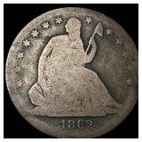 1862-S Silver Half Dollar NICELY CIRCULATED