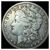 1891-O Silver Morgan Dollar LIGHTLY CIRCULATED