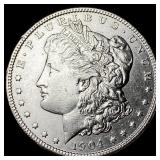 1904 Silver Morgan Dollar CLOSELY UNCIRCULATED