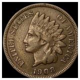 1908-S Indian Head Cent LIGHTLY CIRCULATED