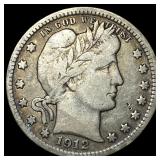 1912 Barber Silver Quarter LIGHTLY CIRCULATED