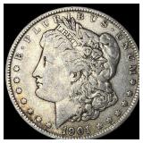 1901 Morgan Silver Dollar NEARLY UNCIRCULATED