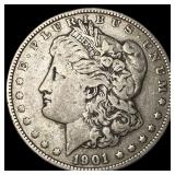 1901 Silver Morgan Dollar NEARLY UNCIRCULATED