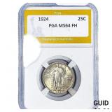 1924 Standing Liberty Quarter PGA MS64 FH