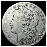 1892-CC Silver Morgan Dollar LIGHTLY CIRCULATED