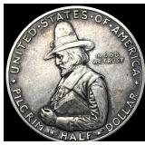 1920 Silver Pilgrim Half Dollar NEARLY UNCIRCULATE