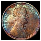 1917-S Lincoln Wheat Cent CHOICE BU