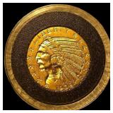 1909 Indian Head Half Eagle $5 Gold CLOSELY UNCIRC