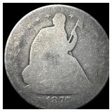 1877-CC Seated Liberty Half Dollar NEARLY  UNCIRC
