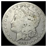 1892-S Morgan Silver Dollar NICELY CIRCULATED