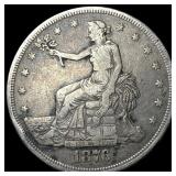 1876-S Silver Trade Dollar NEARLY UNCIRCULATED