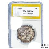 1925 Stone Mountain Half Dollar PGA MS66+