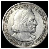 1893 Silver Columbian Half Dollar LIGHTLY CIRCULAT