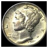 1920-S Silver Mercury Dime CLOSELY UNCIRCULATED