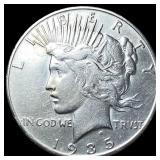 1935-S Silver Peace Dollar NEARLY UNCIRCULATED