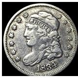 1834 Capped Bust Half Dime NEARLY UNCIRCULATED