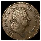 1724 Ireland George I Halfpenny NEARLY UNCIRCULATE