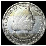 1893 Silver Columbian Half Dollar LIGHTLY CIRCULAT