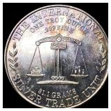 .999 Fine Silver Trade Unit Round CHOICE BU