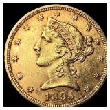 1895 Liberty Head Half Eagle $5 Gold UNCIRCULATED